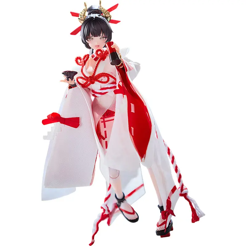 1/12 Sakura Uefuji Articulated Figure (Combat Shrine Maiden) 1