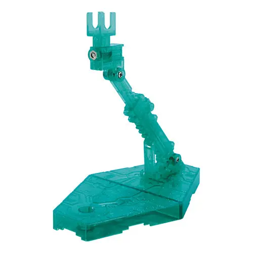 1/144 Display Stand Action Base 2 Clear Sparkle Green 1