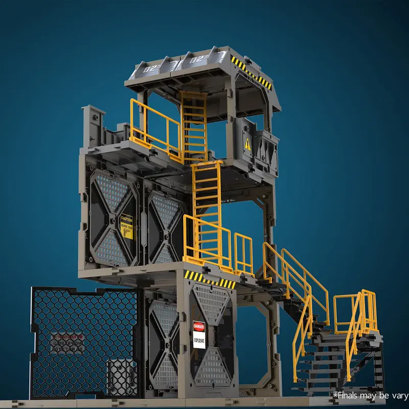 1/24 Diorama Building Set Sib01 Guard Tower 1