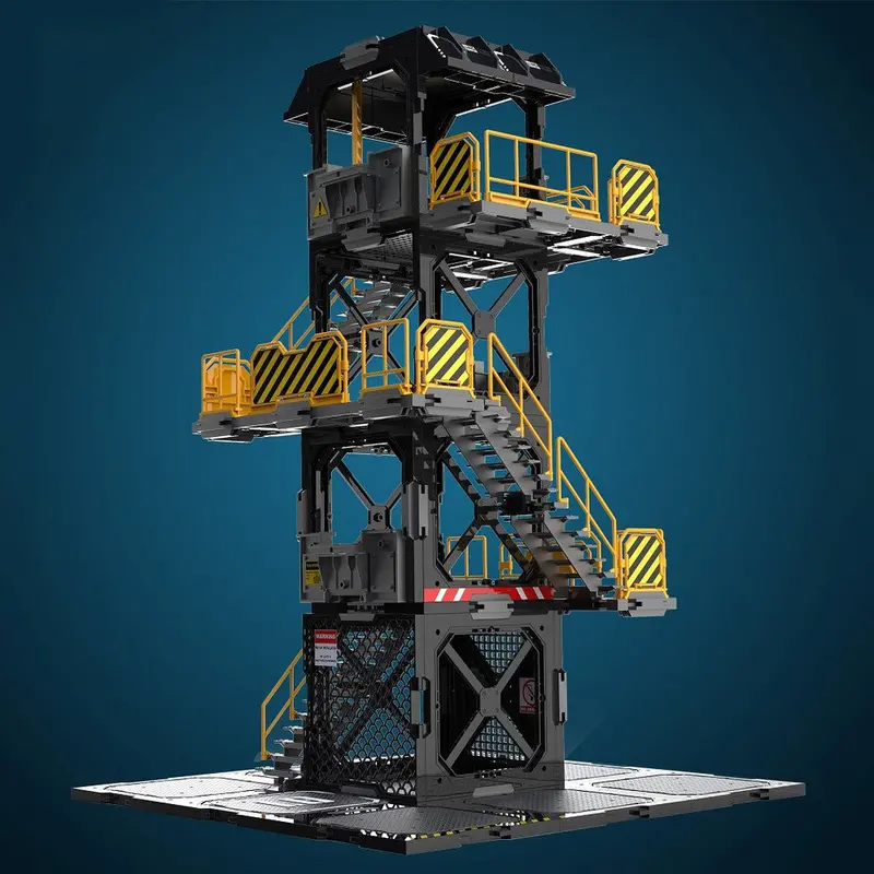 1/24 Diorama Building Set Sib01 Watchtower 1
