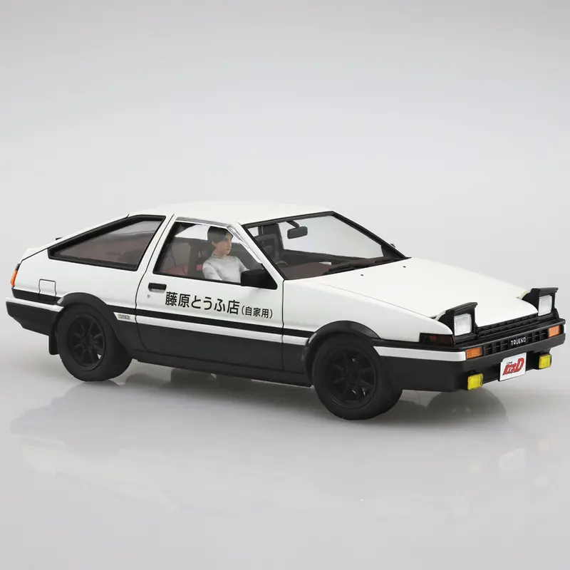 1/24 Fujiwara Takumi Ae86 Trueno With Figure 1