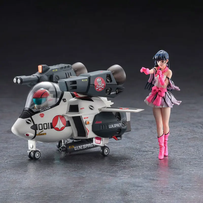 1/24 Lynn Minmay (Stage Dress) With Egg Plane Vf-1S Strike Valkyrie 1