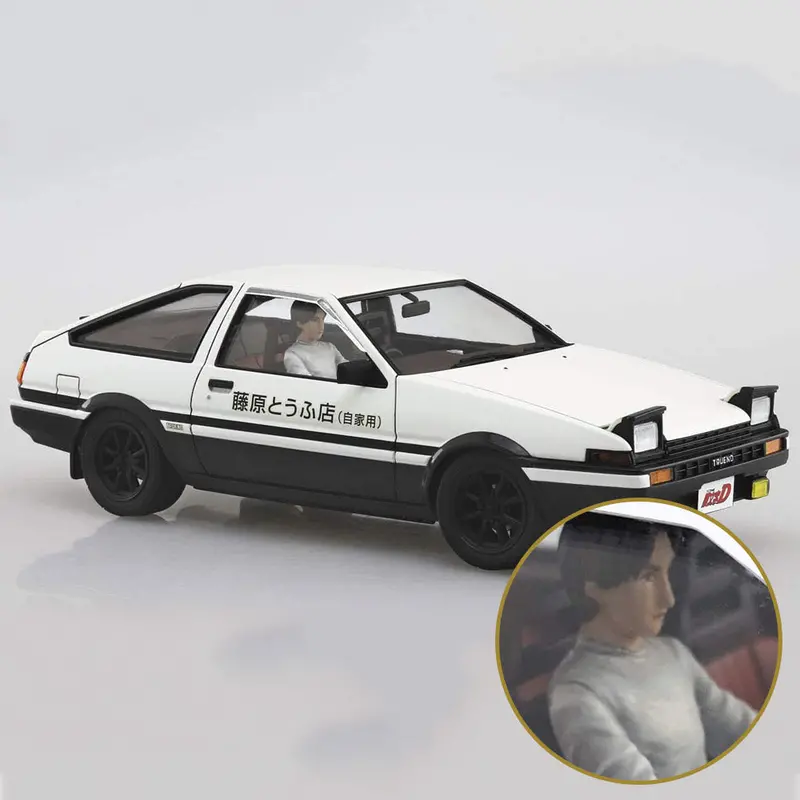 1/24 Takumi Fujiwara Ae86 Trueno Project D Ver. (With Figure) 1