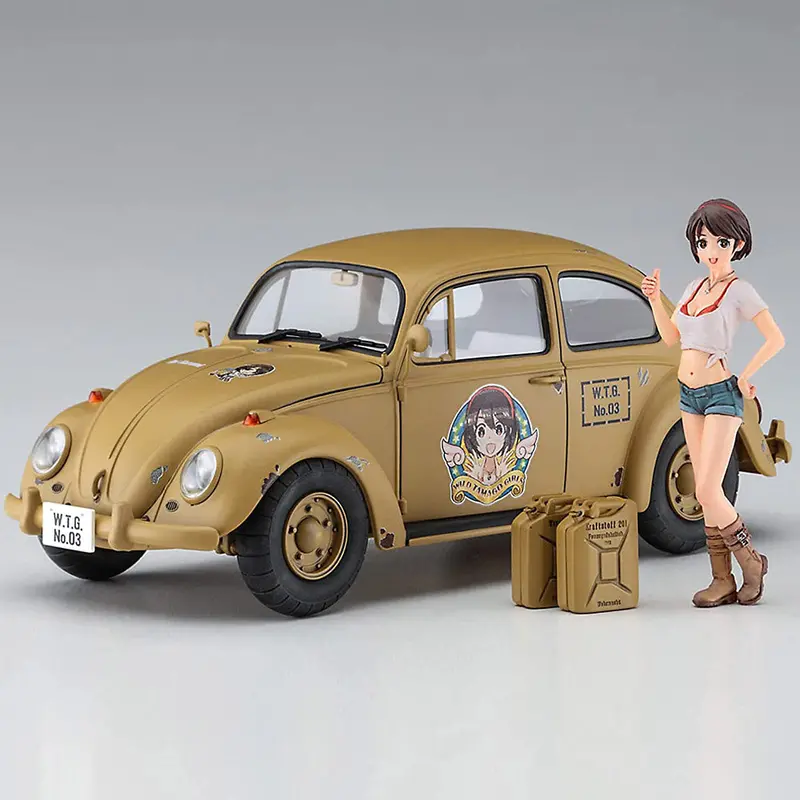 1/24 Wild Egg Girls Volkswagen Beetle Type 1 + Rei Hazumi 1