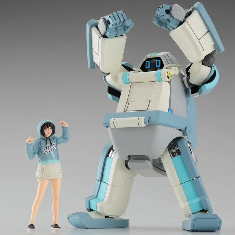 1/35 Mechatro Chunk No.02 Grayish Mint + Support Girl 1
