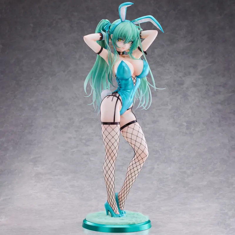 1/4 Green Twin Tail Bunny-Chan Fishnet Tights Ver. 1