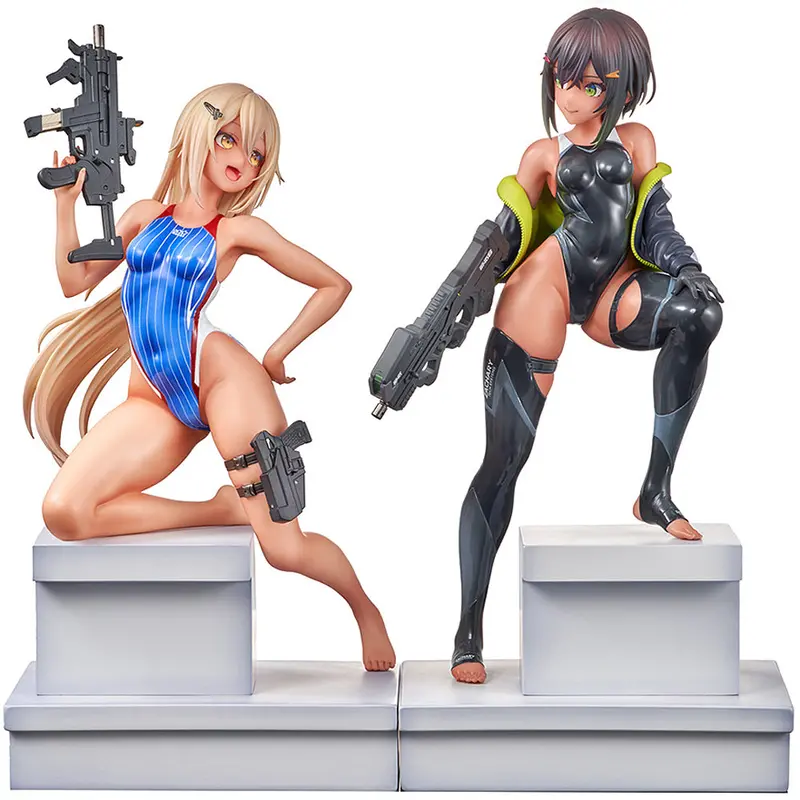 1/7 Swim Team Bucho-Chan And Kouhai-Chan Set (Arms Note) 1