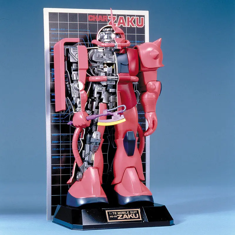 1/72 Ms-06S Zaku Ii Char Custom Mechanic Model 1