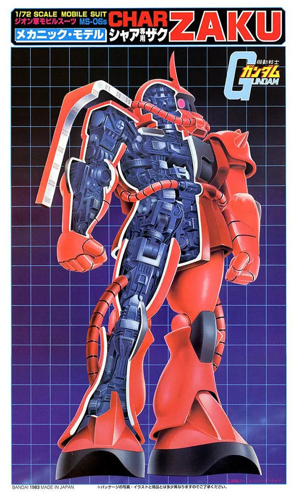 1/72 Ms-06S Zaku Ii Char Custom Mechanic Model 2