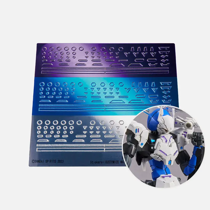 30Mm Customize Material 07 (3D Metallic Stickers 2) 1