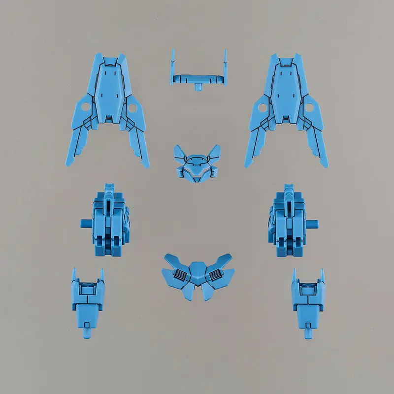 30Mm Op-30 Option Armor For Commander (Cielnova/Blue Gray) 1