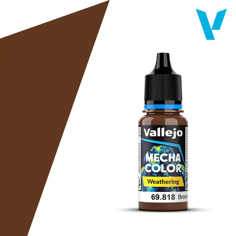 69.818 Vallejo Mecha Color Brown Engine Soot (Matt) 1
