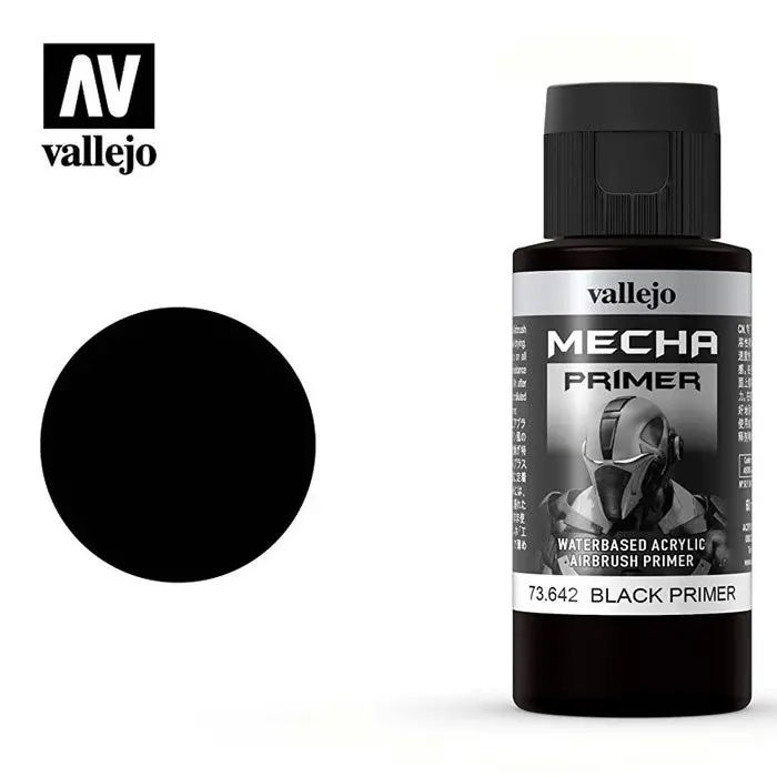 73.642 Vallejo Mecha Color Black Primer 60Ml 1