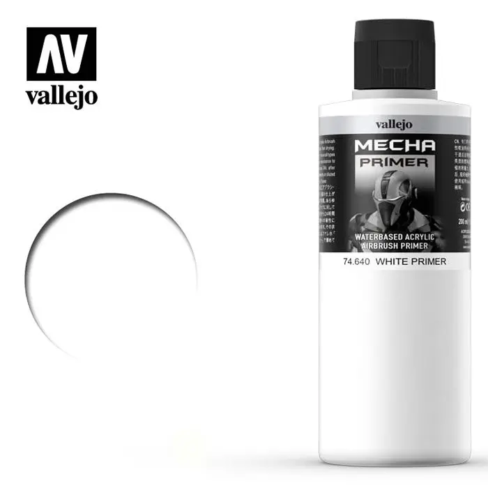 74.640 Vallejo Mecha Color White Primer 200Ml 1