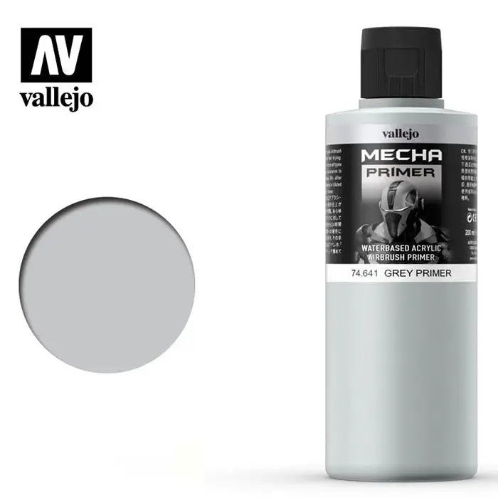 74.641 Vallejo Mecha Color Gray Primer 200Ml 1