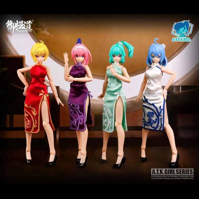 A.T.K.Girl - The Four Holy Beast China Mandarin Dress Option Pack 1