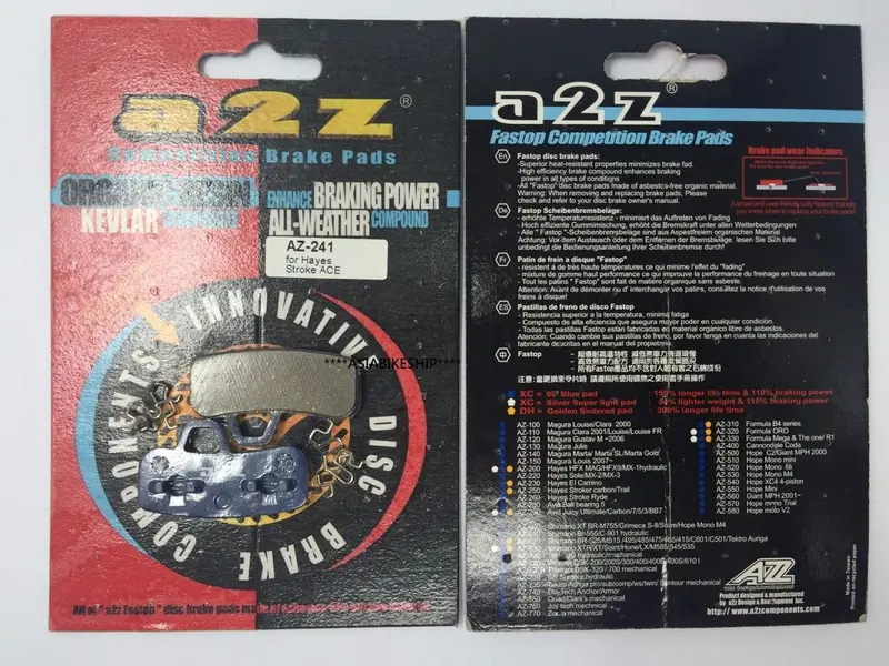 A2z Az-241 碟掣皮 For Hayes Stroke Ace / A2z Az-241 For Hayes Stroke Ace Disc Brake Pad 1