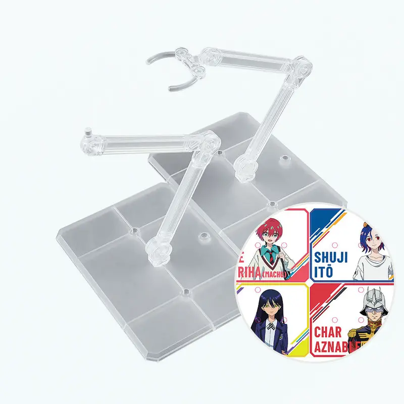 Action Base 7 Clear Mobile Suit Gundam Gquuuuuux Sticker Set 1