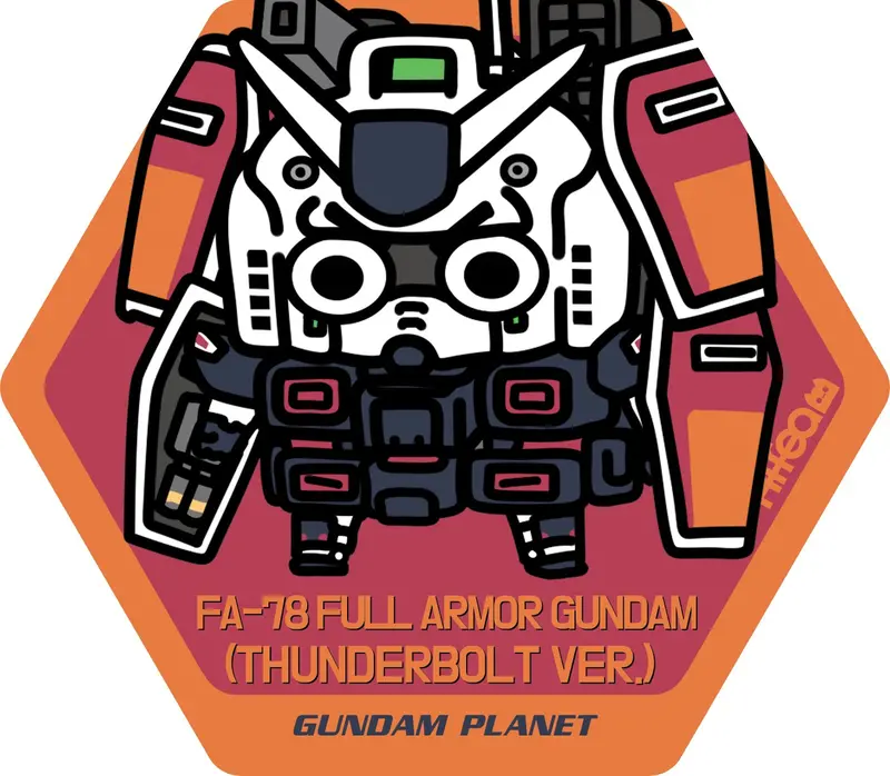 Affea Sticker 02 Full Armor Gundam Thunderbolt Ver. 1