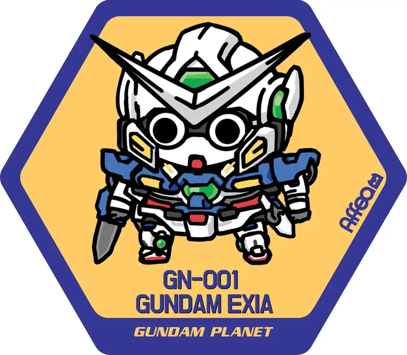 Affea Sticker 08 Gundam Exia 1