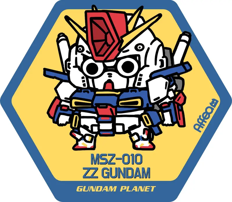 Affea Sticker 10 Zz Gundam 1