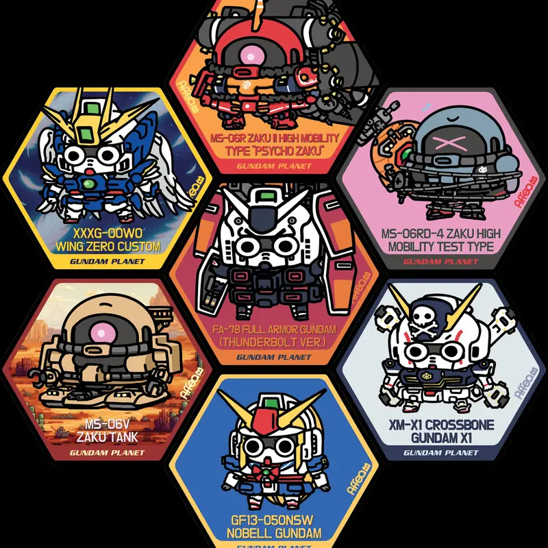 Affea X Gp Hexa Sticker Collection (Group) 1