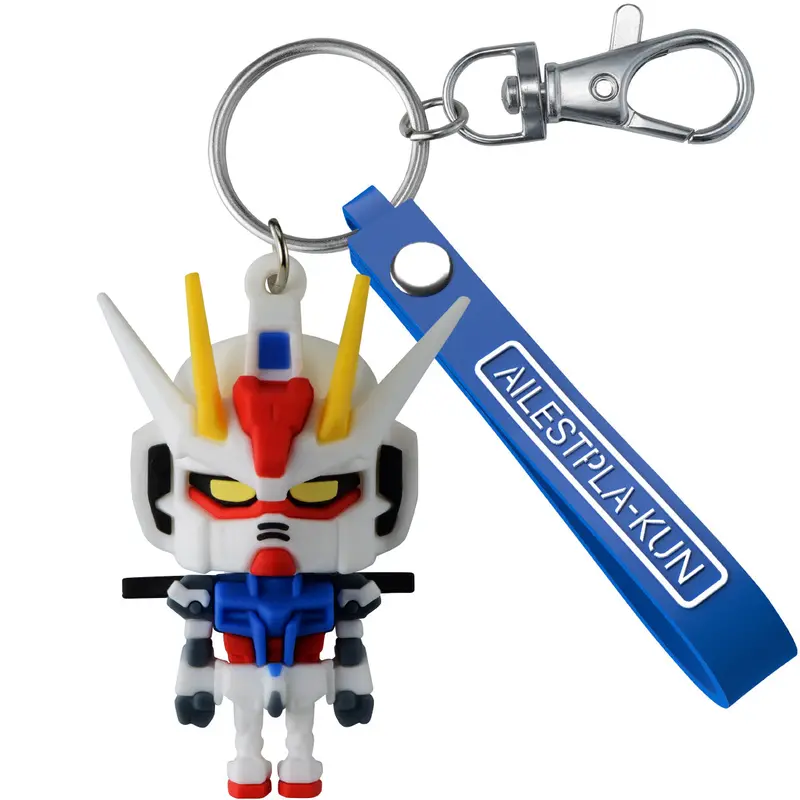 Ailestpla-Kun 3D Rubber Mascot Keychain 1