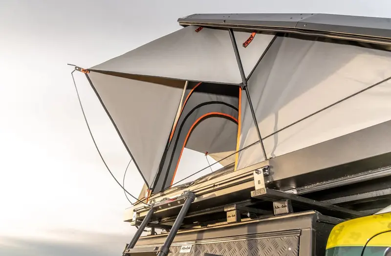 Alu-Cab Side Entrance Rain Cover 1