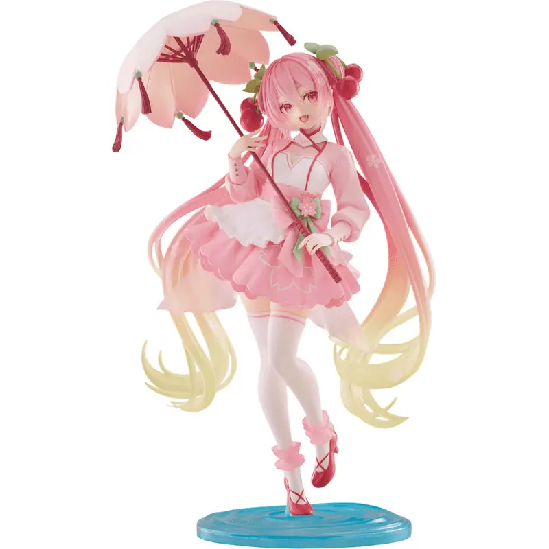 Amp+ Figure: Sakura Miku (Sakura Dress Ver.) 1