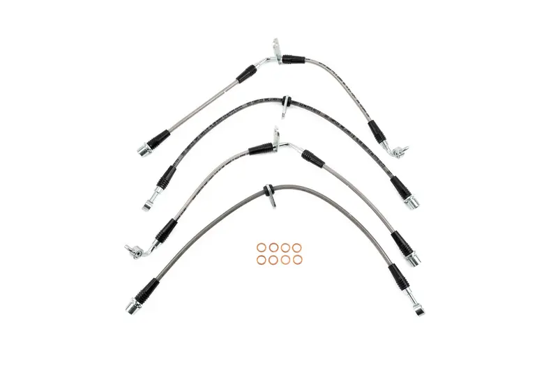Ams Stainless Steel Brake Lines - Fits 2022-2024 Subaru Wrx 1