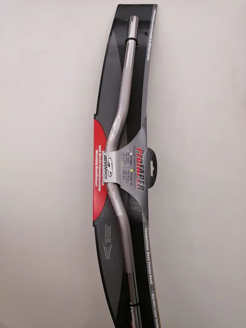 Answer Protaper 7075 銻曲車頭-銀/灰色-1"高 / Answer Protaper 7075 Alloy Riser Handlebar~Grey~1" 1