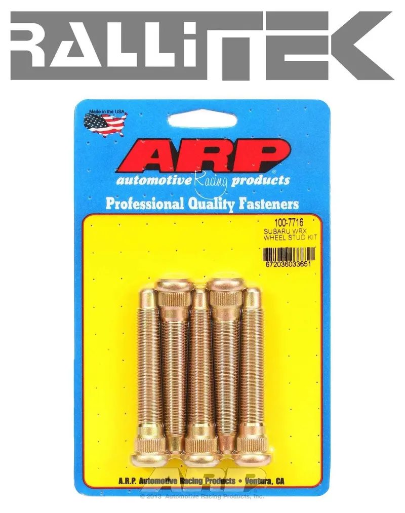 Arp Extended Wheel Studs 5 Pack - Fits Subaru Wrx 2002-2014 - Sti 2004-2014 2