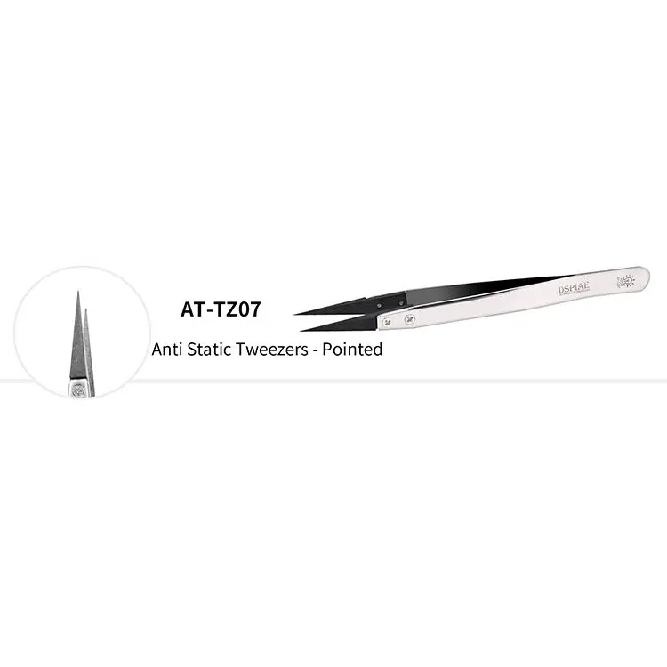 At-Tz07 Antistatic Tweezers (Pointed) 1