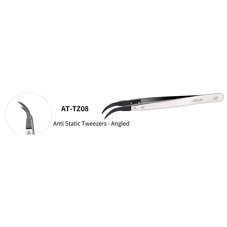 At-Tz08 Antistatic Tweezers (Angled) 1