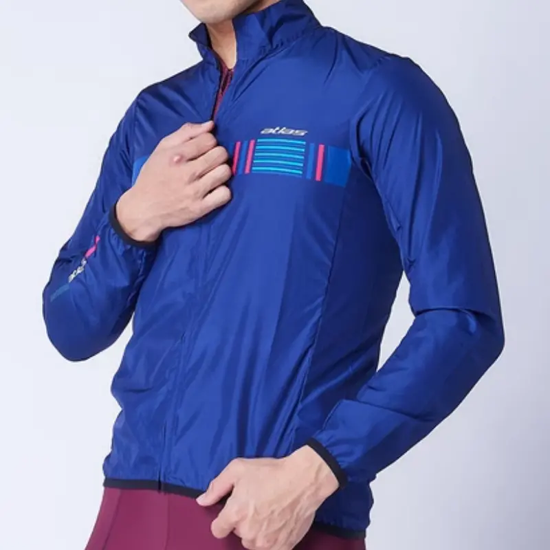 Atlas 中性羽量風衣外套~Jj-610-Bu~藍色 / Atlas Unisex Lightweight Windbreaker Jacket~Jj-610-Bu~Blue 1