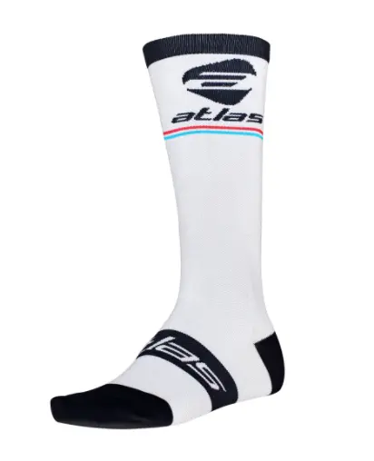 Atlas 恢復壓縮長襪 Ns-305-W, 白黑色 - Xl / Atlas Sock, Ns-305-W, White / Black - Xl 1