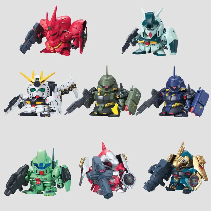 Bb Senshi Bb Char's Counter Attack Set (8 Models) 2
