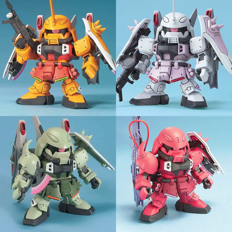 Bb Senshi Zgmf Zaku Series Set 1
