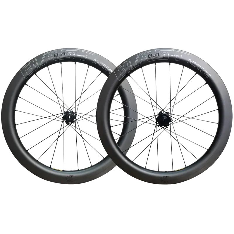 Blast Wave 700C T700 碳纖維碟剎輪組 (Bw-D26)~黑標/ Blast Wave 700C T700 Carbon Disc Wheelset (Bw-D26)~Black Label 1