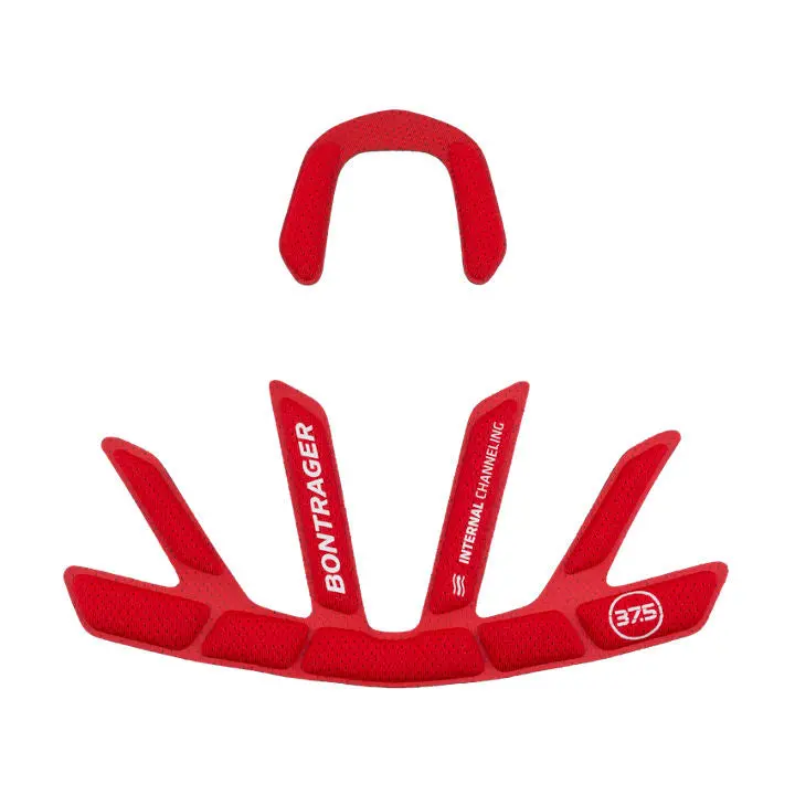 Bontrager Velocis Mip 頭盔綿墊 - 紅色 / Bontrager Helmet Part Velocis Mips Pad - Red 1
