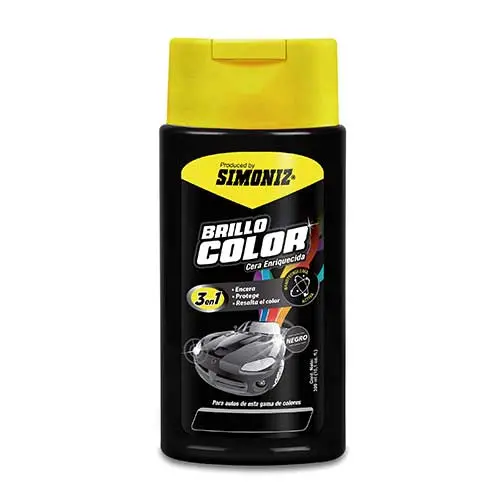 Brillo Color Cera Enriquecida Negro 300Ml Simoniz 1