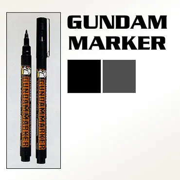 Brush Type Gundam Marker For Panel Lines (Group) 1