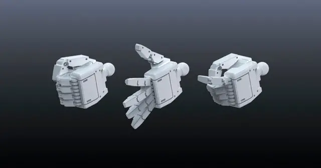 Builders Parts Hd-02 1/144 Ms Hand 01 (Efsf) 2