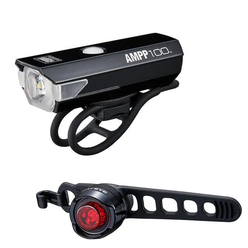 Cateye 前後燈 Usb叉電燈套裝~Ampp400 + Orb Rechargeable/ Cateye Usb Light Sets~Ampp400 + Orb Rechargeable 1