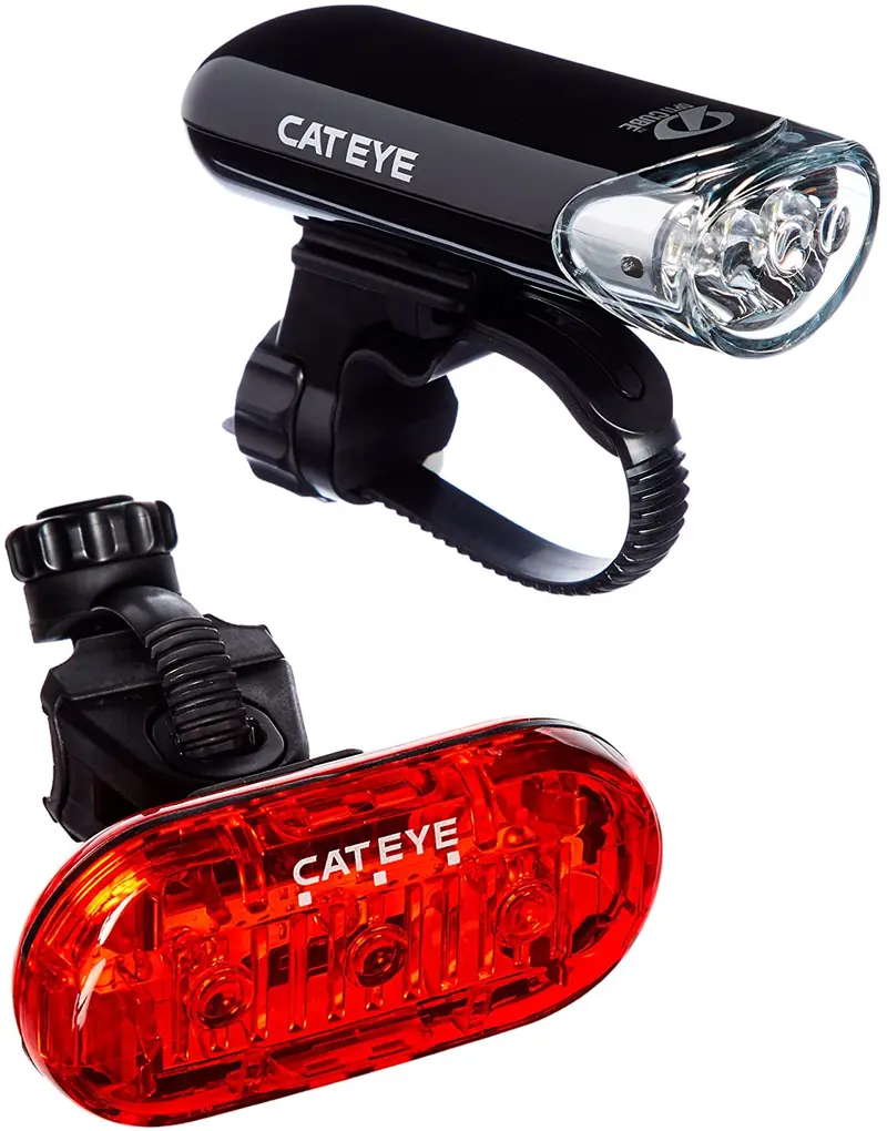 Cateye 前後燈套裝~前燈 Hl-El135n + 後燈 Omni 3 Tl-Ld135-R/ Cateye Front & Rear Light Set~Hl-El135n + Omni 3 Tl-Ld135-R 1