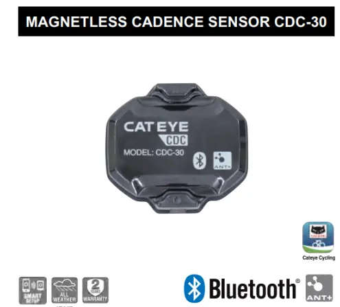 Cateye 藍芽/Ant+ 感應器(無磁石式)/ Cateye Bluetooth/Ant+ Sensor (Magnetless) 1