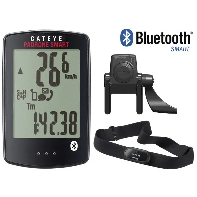 Cateye Padrone Smart特大藍芽心跳咪錶套裝~Cc-Pa500b/Cateye Padrone Smart Computer Set~Cc-Pa500b 1