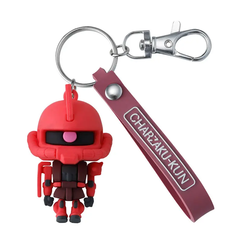 Charzaku-Kun 3D Rubber Mascot Keychain 1