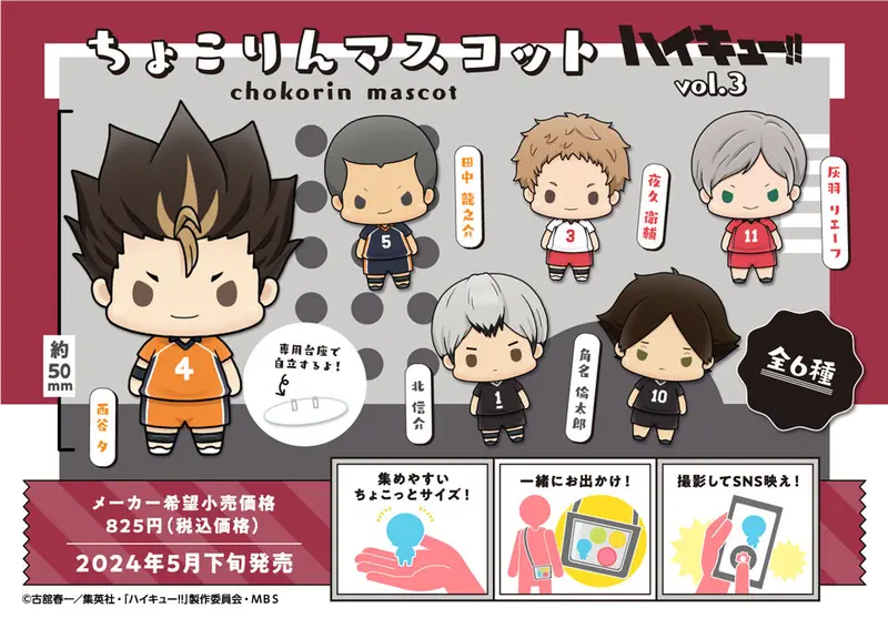 Chokorin Mascot Haikyuu!! Vol.3 (Set) 2