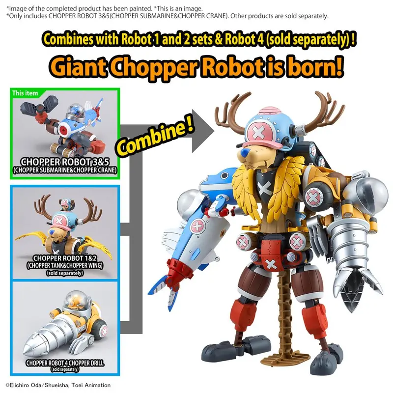 Chopper Robot No.3 Chopper Submarine & No.5 Chopper Crane 2